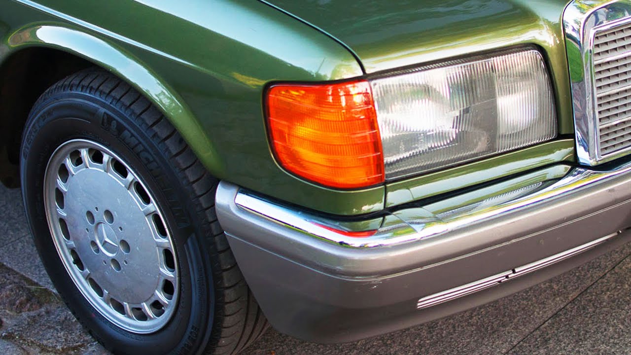 w126 Mercedes-Benz 500 SE rare Cypress Green Metallic paint S class 1986