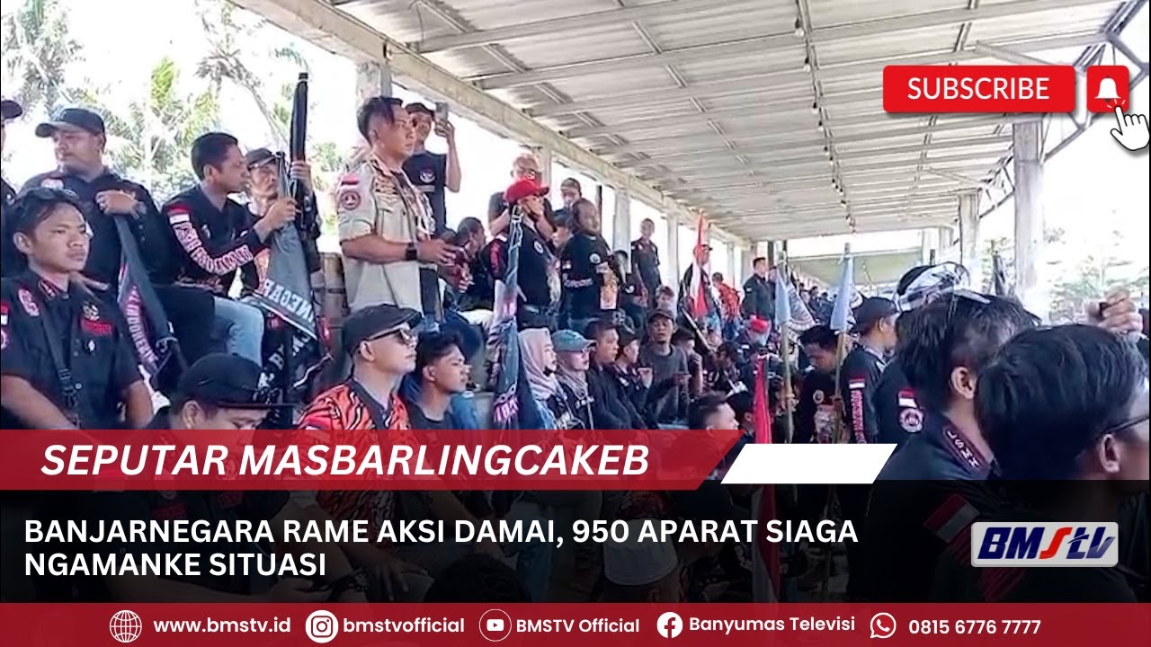 BANJARNEGARA RAME AKSI DAMAI, 950 APARAT SIAGA NGAMANKE SITUASI