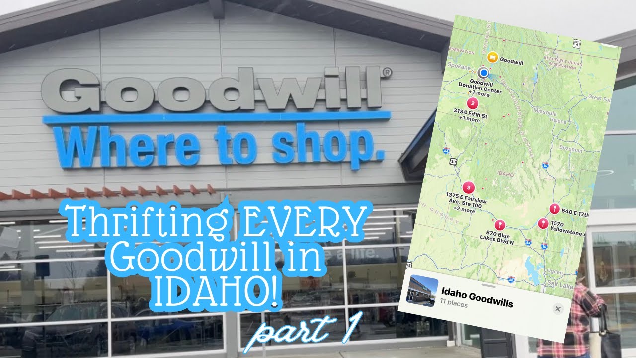 Thrifting EVERY Goodwill in IDAHO! Part 1