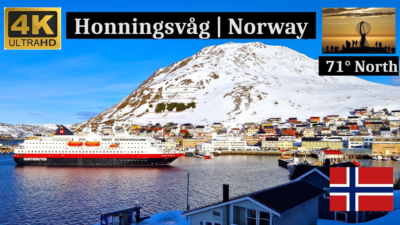 Honningsvåg, Norway - The Northernmost City in Mainland Europe at 71° North.