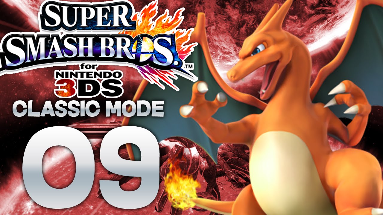 Super Smash Bros. for 3DS - Classic Mode - Episode 9 - Charizard