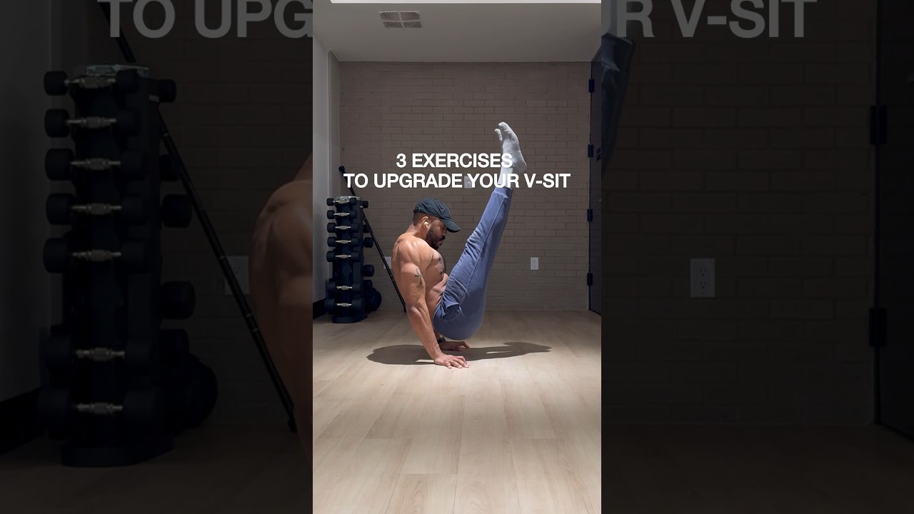I did this for the perfect V-Sit #calisthenics #shorts