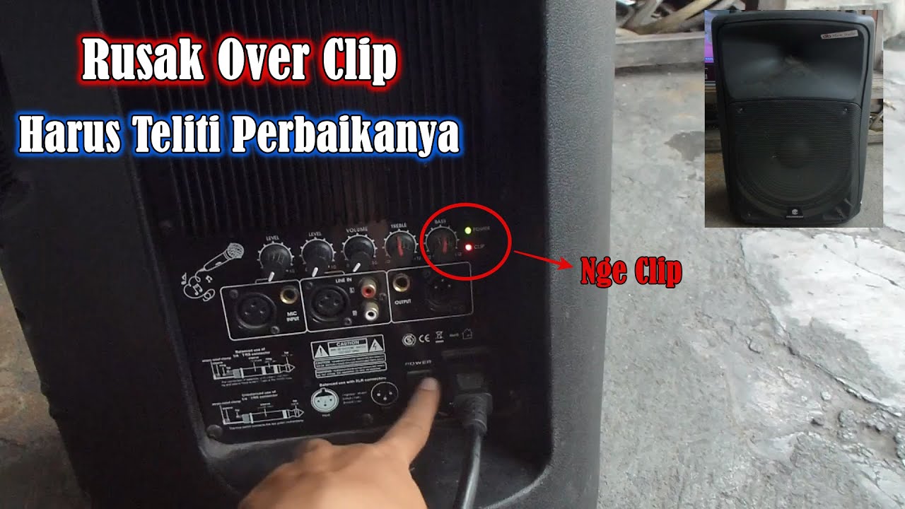 Servis Speaker Aktif Soundcrest Rusak Tidak Bunyi - Over Clip