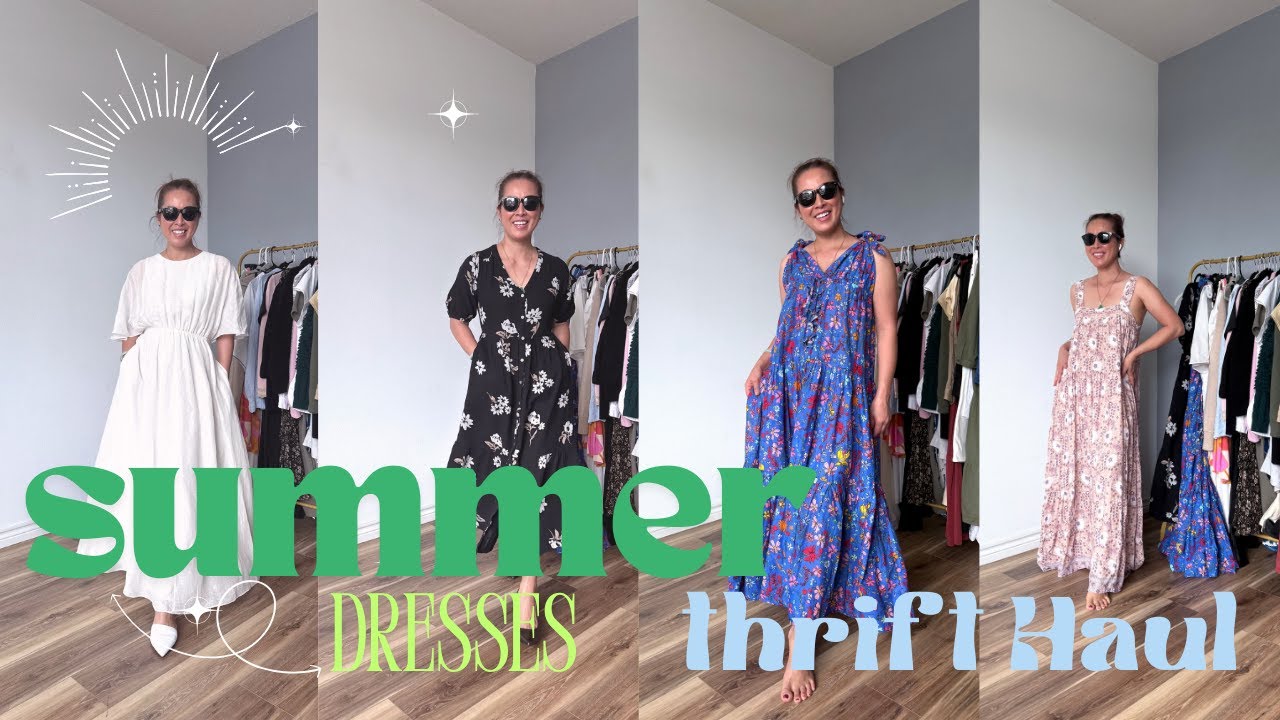 Summer Dresses All Thrfted / Secondhand CLothes Haul