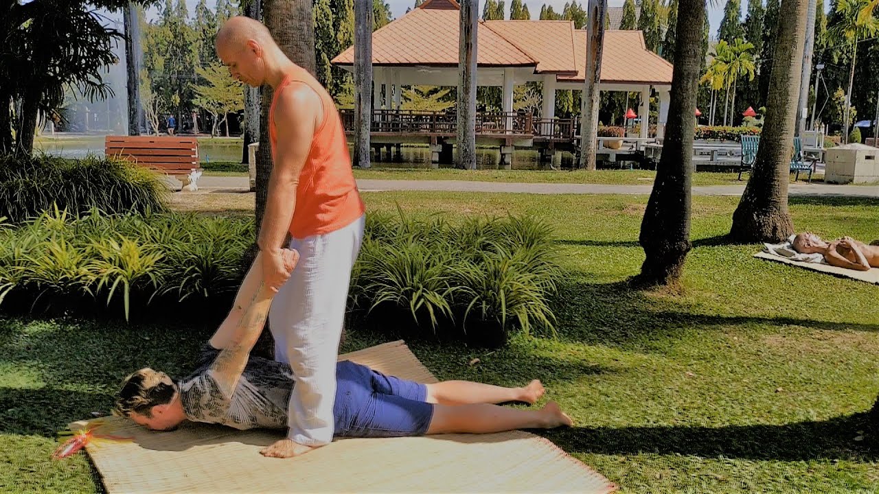 Back walking massage