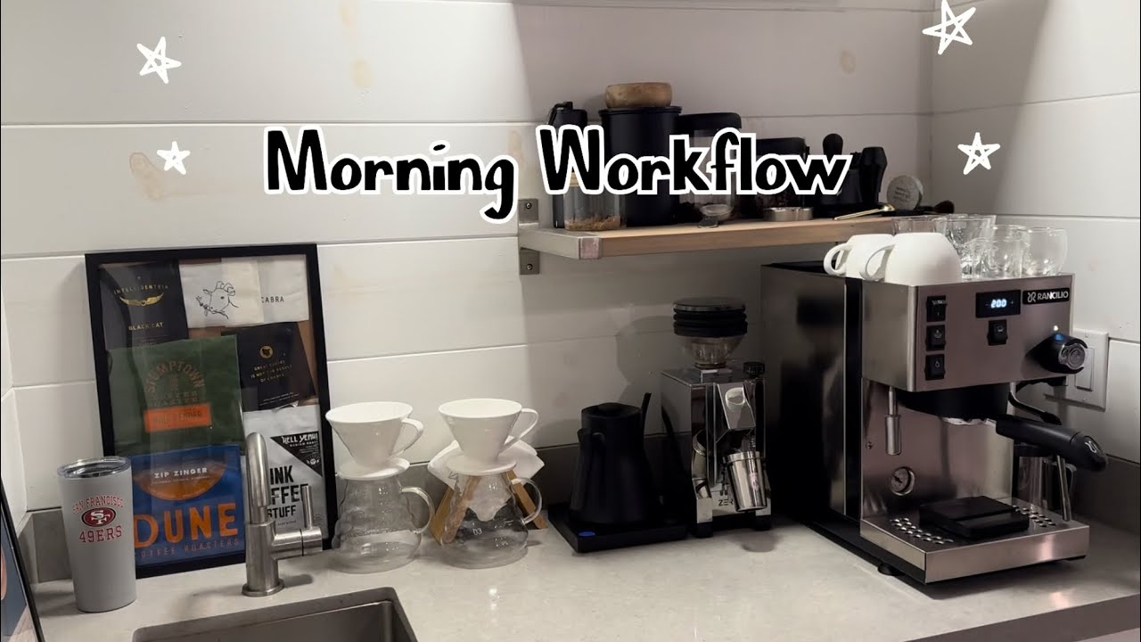 My Morning Workflow on my Rancilio Silvia Pro X ☕️❤️☕️