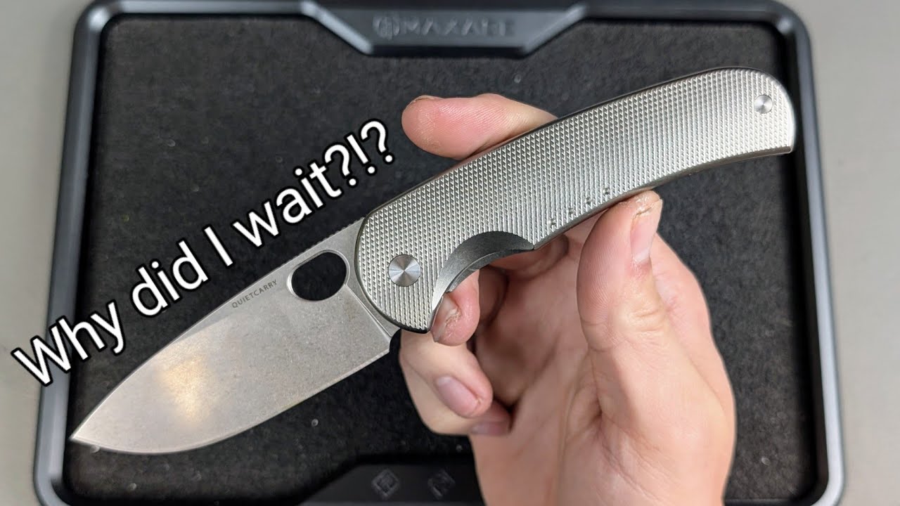 First time I've touched a Quiet Carry | Quite Carry Drift LCT review.#knifecollecting #edcorganizer
