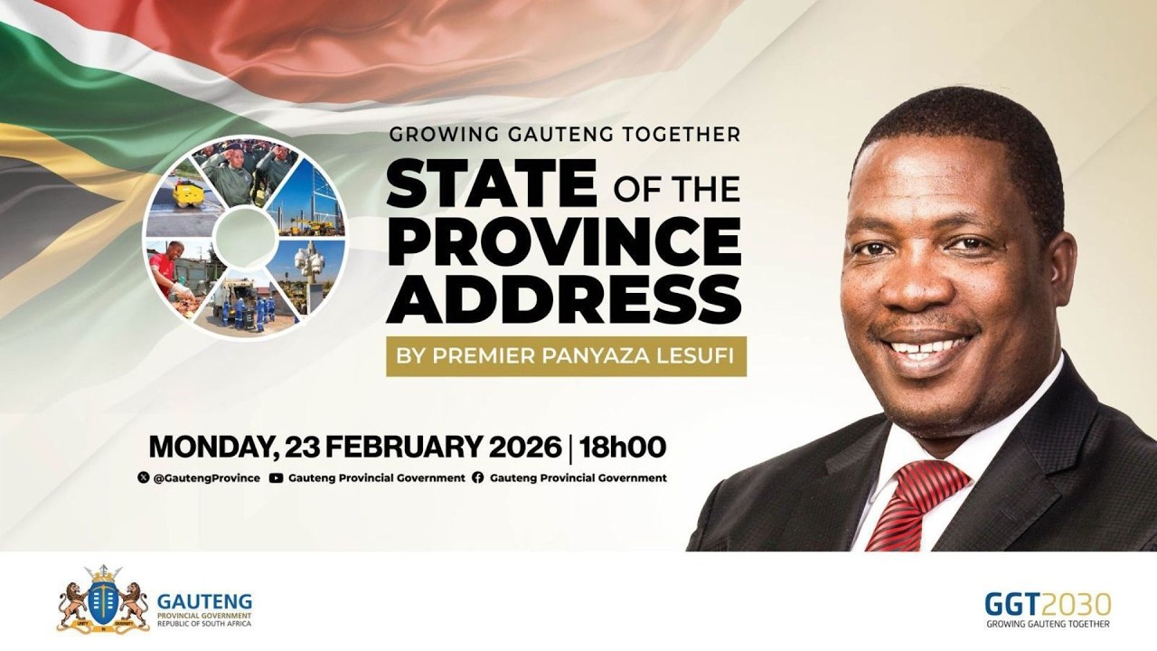 Premier Panyaza Lesufi State of the Province Address (SOPA)