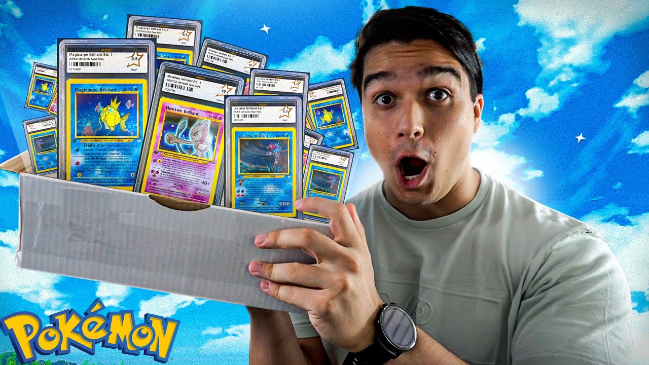 ENORME OUVERTURE DE CARTES GRADE PCA POKEMON !