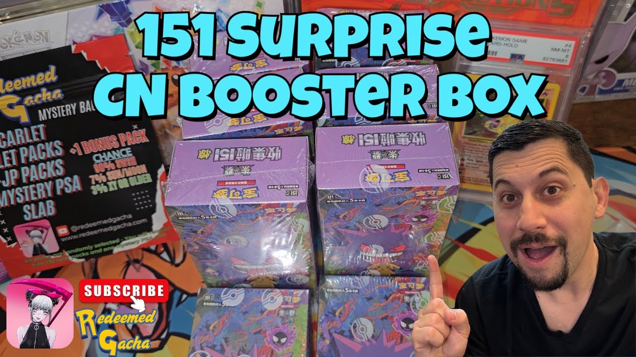 Chasing Gengachu Pokemon 151 Surprise Jumbo Box Opening Pt.1