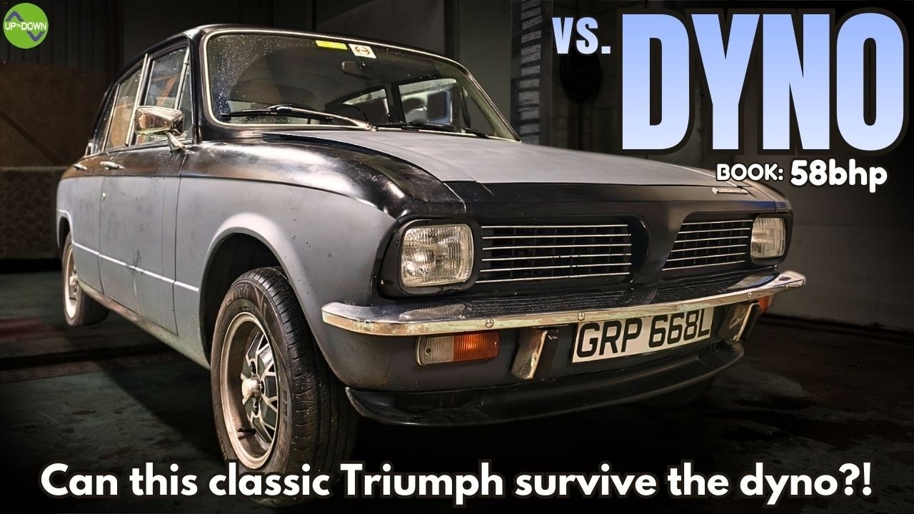 Triumph Toledo Horsepower Test | Classic 1.3 saloon on a rolling road!