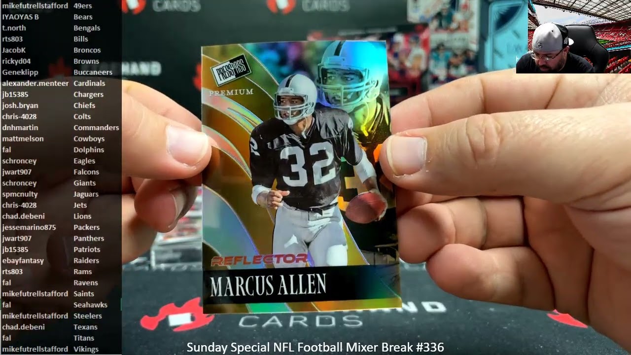 1/25/2026 Sunday Special NFL Football Mixer Break 