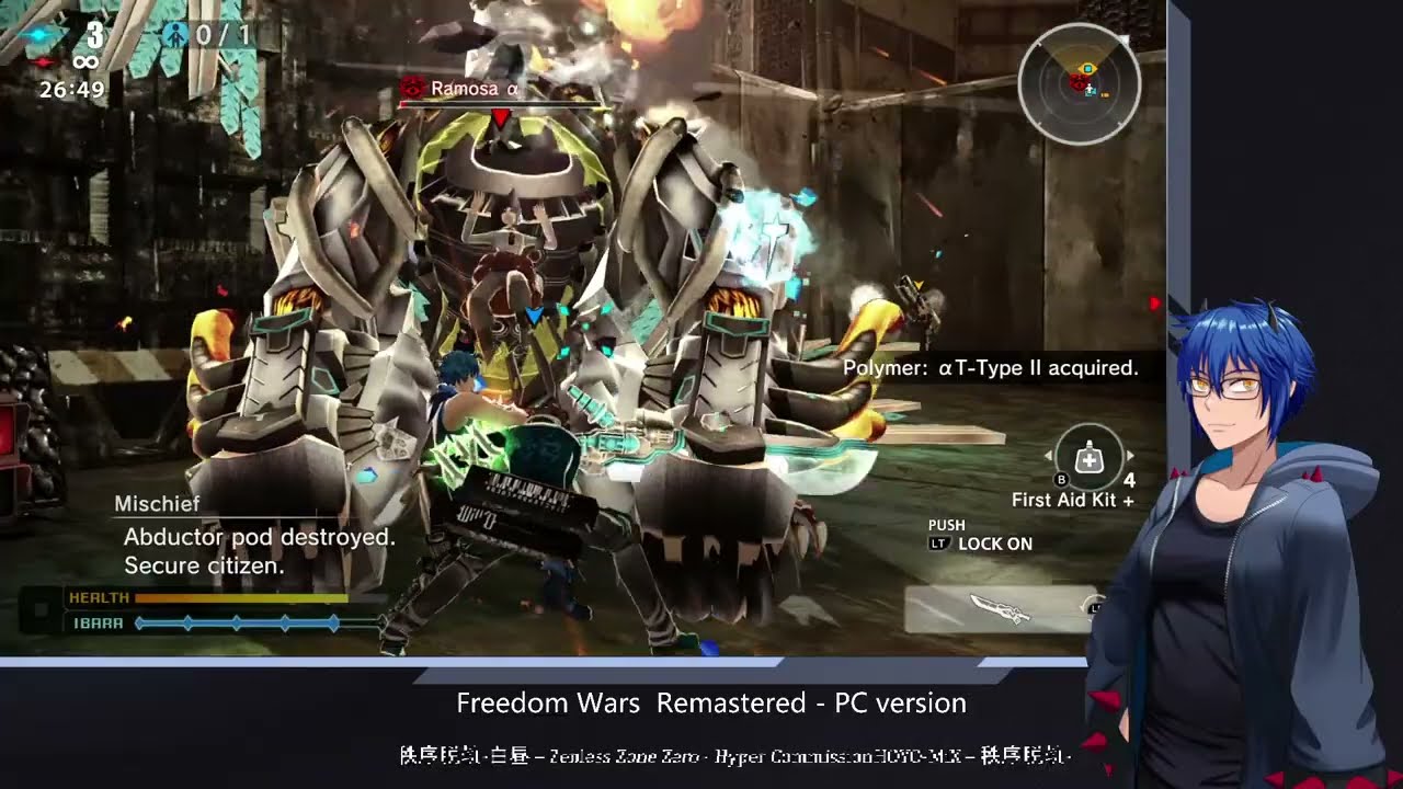 Freedom Wars Remastered - Streaming co-op runs~! @Killjoy2708