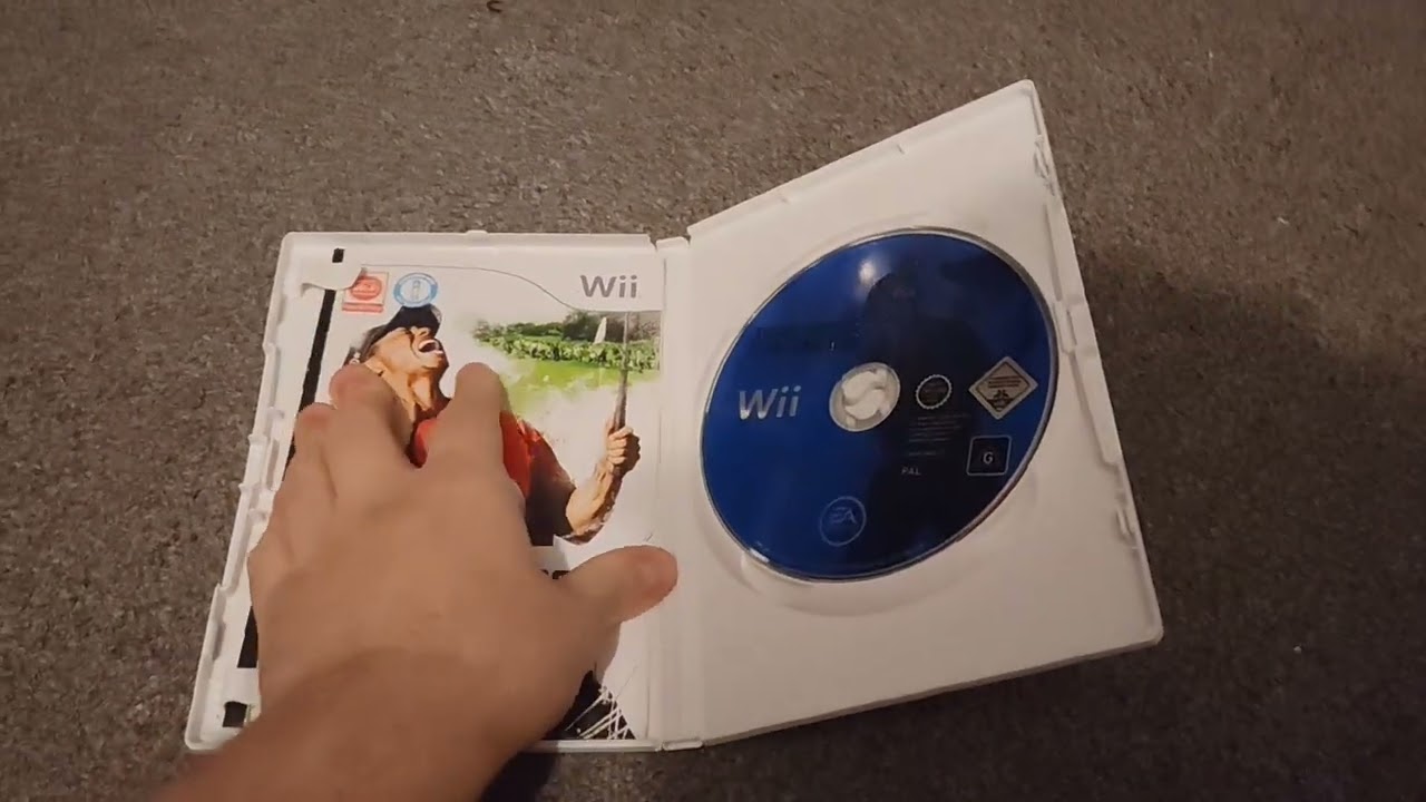 EA Sports Tiger Woods PGA Tour 08 & Tiger Woods PGA Tour 10 For The Nintendo Wii UK Game Unboxing