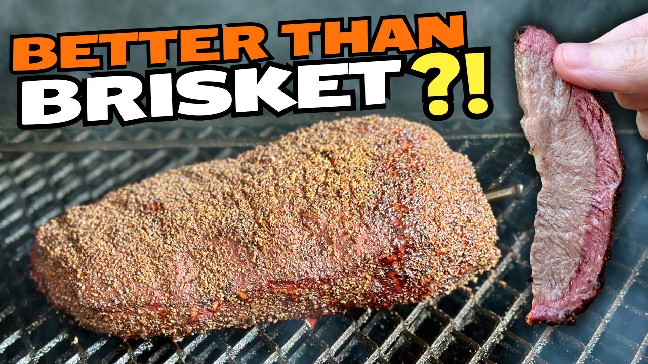 Is Smoked TOP BLADE ROAST the NEW Brisket? (Smoked WHOLE Flat Iron Like a BRISKET)