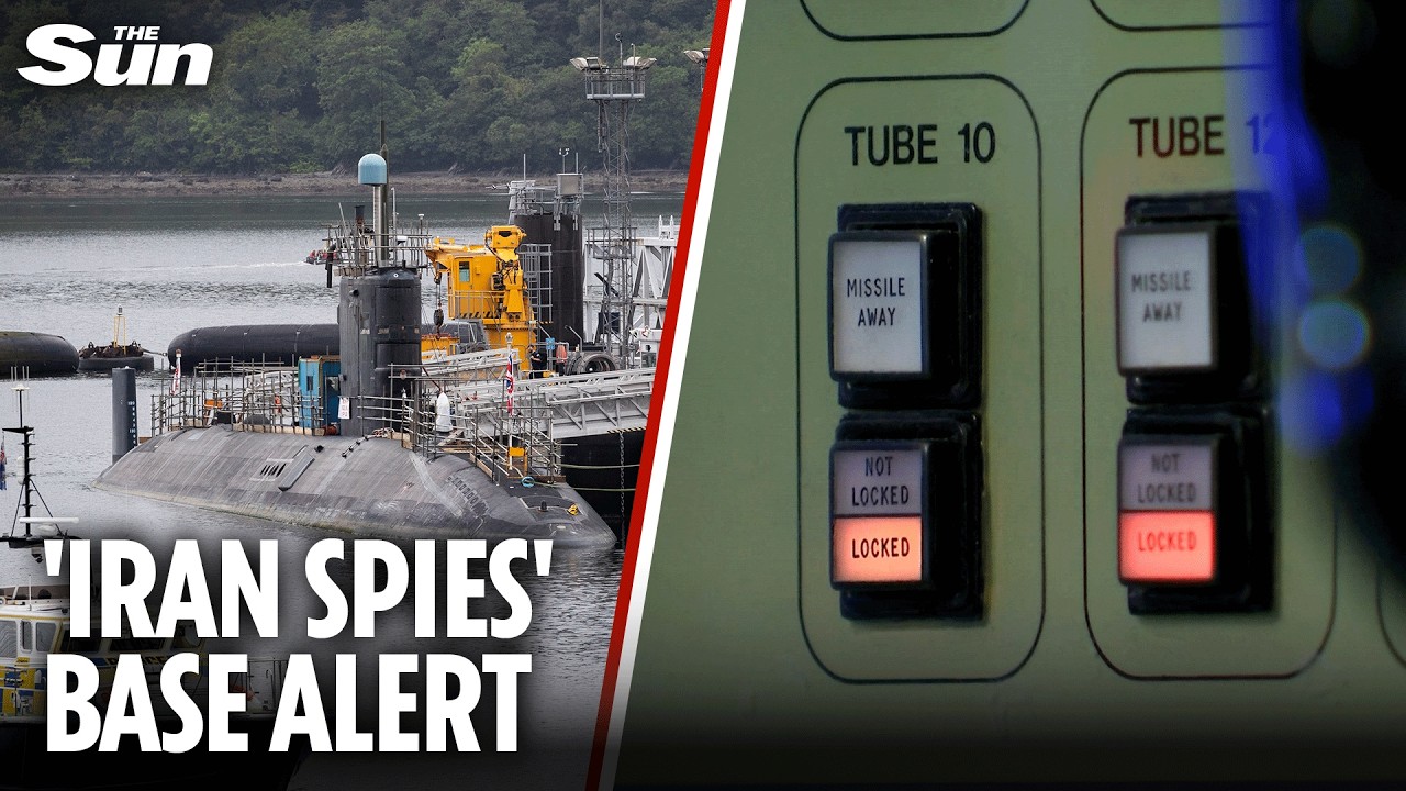 Two &lsquo;Iranian spies&rsquo; charged after major security alert at UK nuclear naval base
