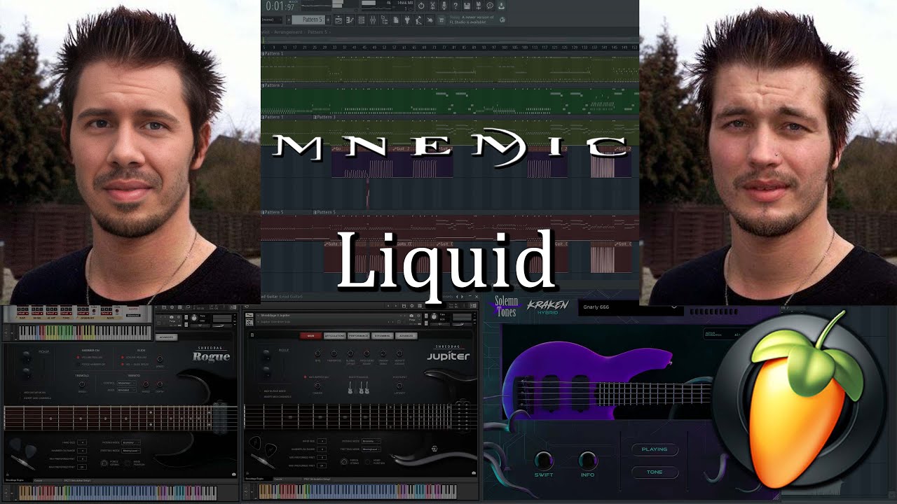 Mnemic - Liquid (FL STUDIO INSTRUMENTAL COVER / SHREDDAGE 3 / Kraken Hybrid Bass / Michael B&oslash;gballe)