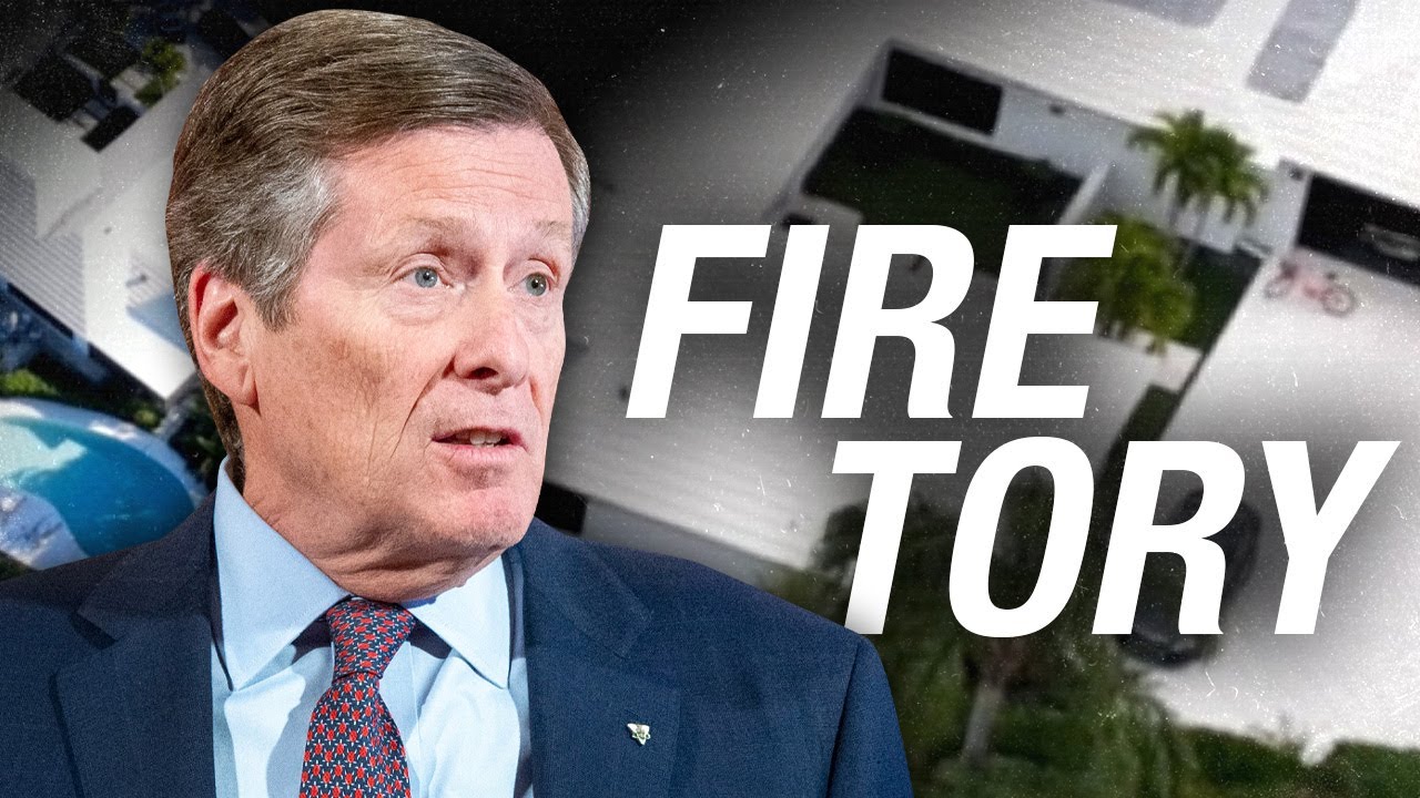 CAUGHT RED-HANDED! Exclusive vid of getaway at Toronto mayor John Tory&rsquo;s Florida house this weekend!