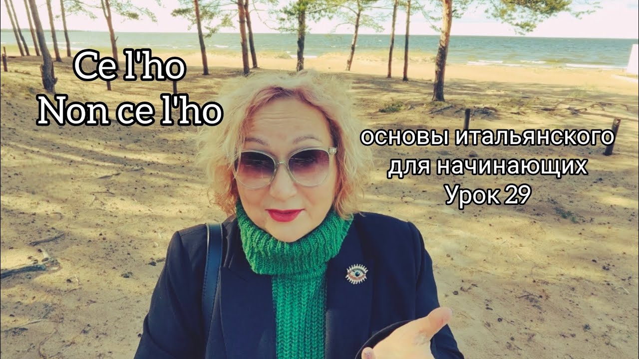 Урок 29 Ce l'ho Non ce l'ho Основы итальянского для начинающих 🇮🇹