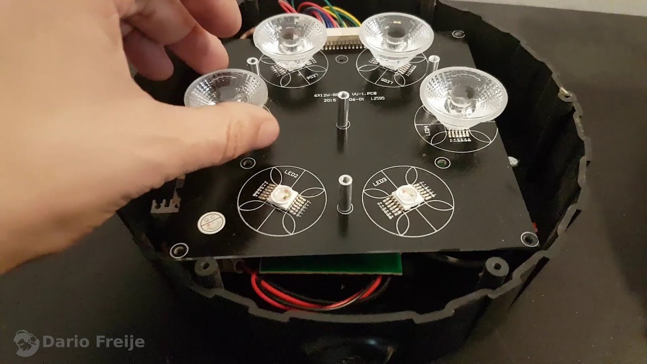 Par Led Nebula 6 sin un color: Reparación a la MacGyver (Fix)
