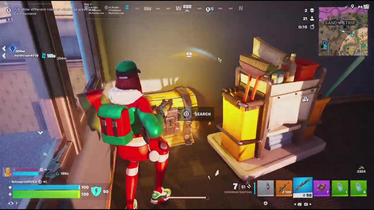 Time to go Holly Striking!! Fortnite C7 S1 Gameplay