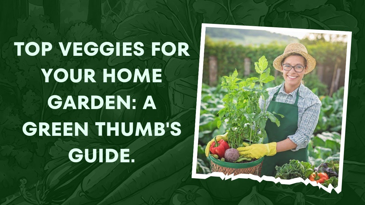 Top Veggies for Your Home Garden: A Green Thumb's Guide. Plant lover journal