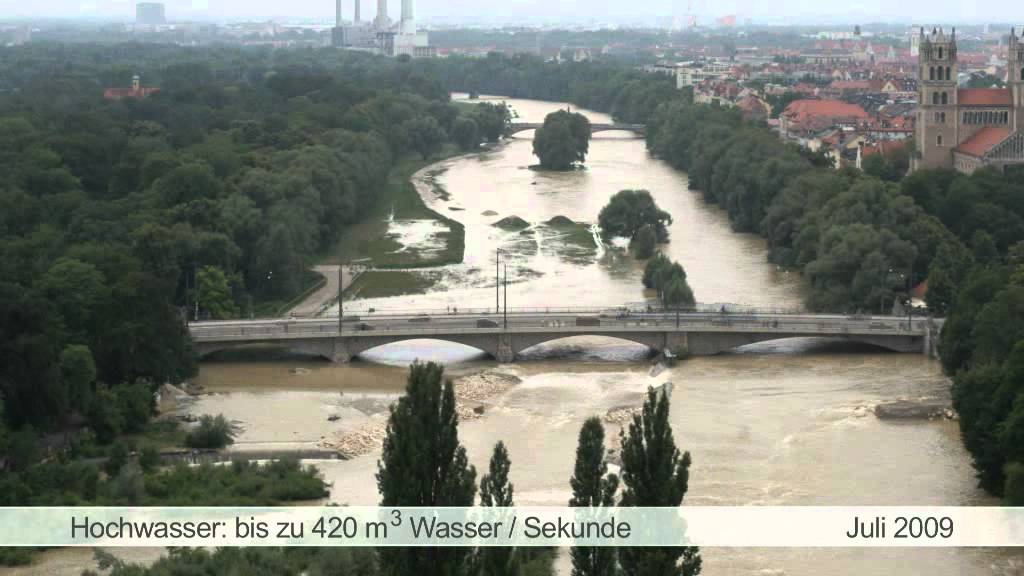 Isar Renaturierung Zeitraffer 2009