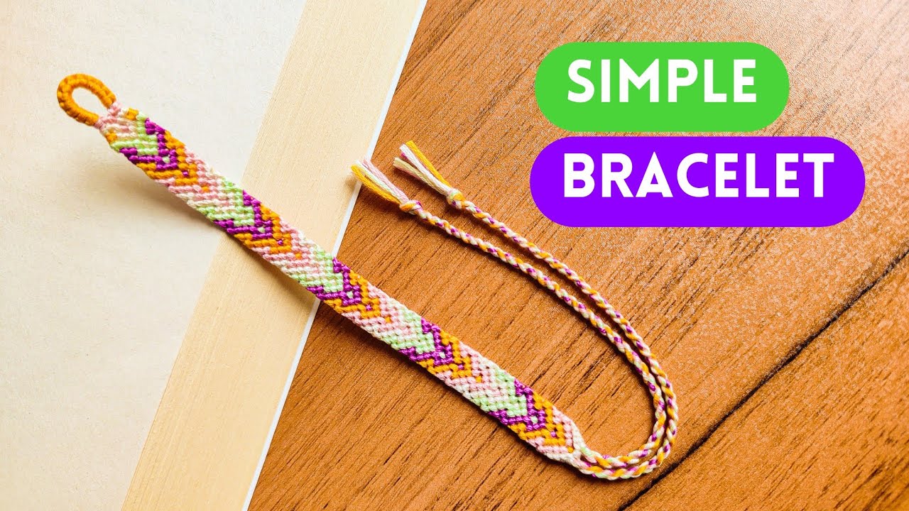 DIY Simple Arrowhead Diamond Friendship Bracelets | Easy Tutorial for Beginner | Pattern 16589