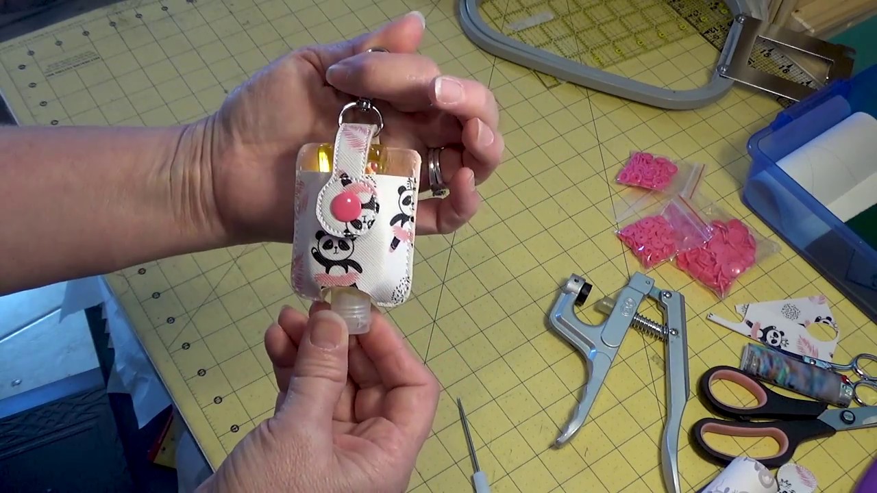 ITH Sanitizer Holder Embroidery Tutorial - Money Saver!!!