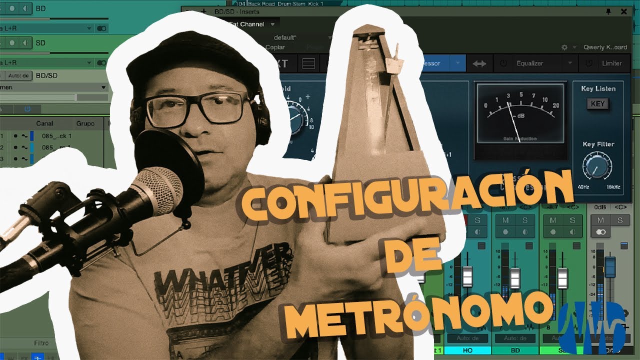 Configuración del metrónomo en  Studio One