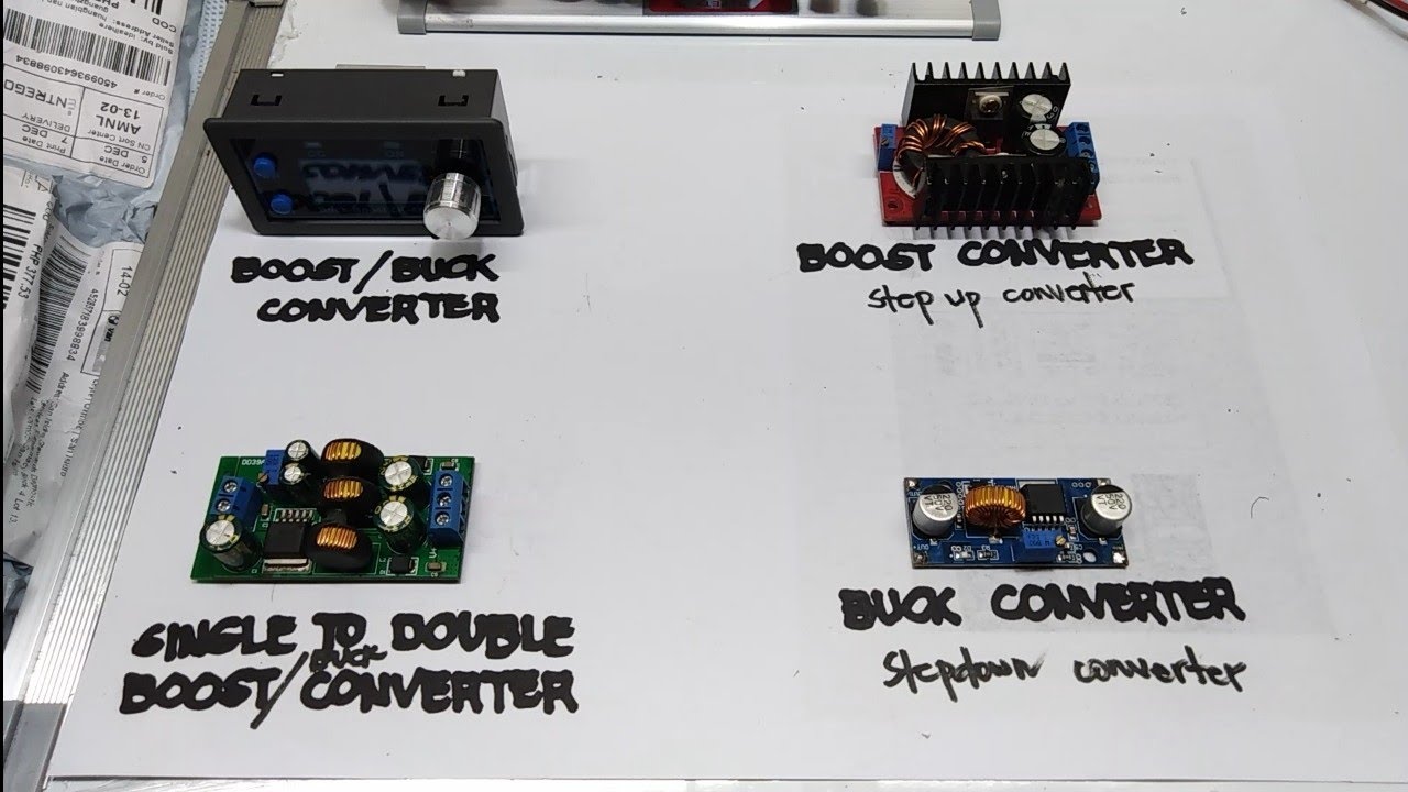 KNOWING DC/DC SINGLE & SPLIT CONVERTERS!!! BUCK CONVERTER, BOOST CONVERTER & BUCK BOOST CONVERTER.