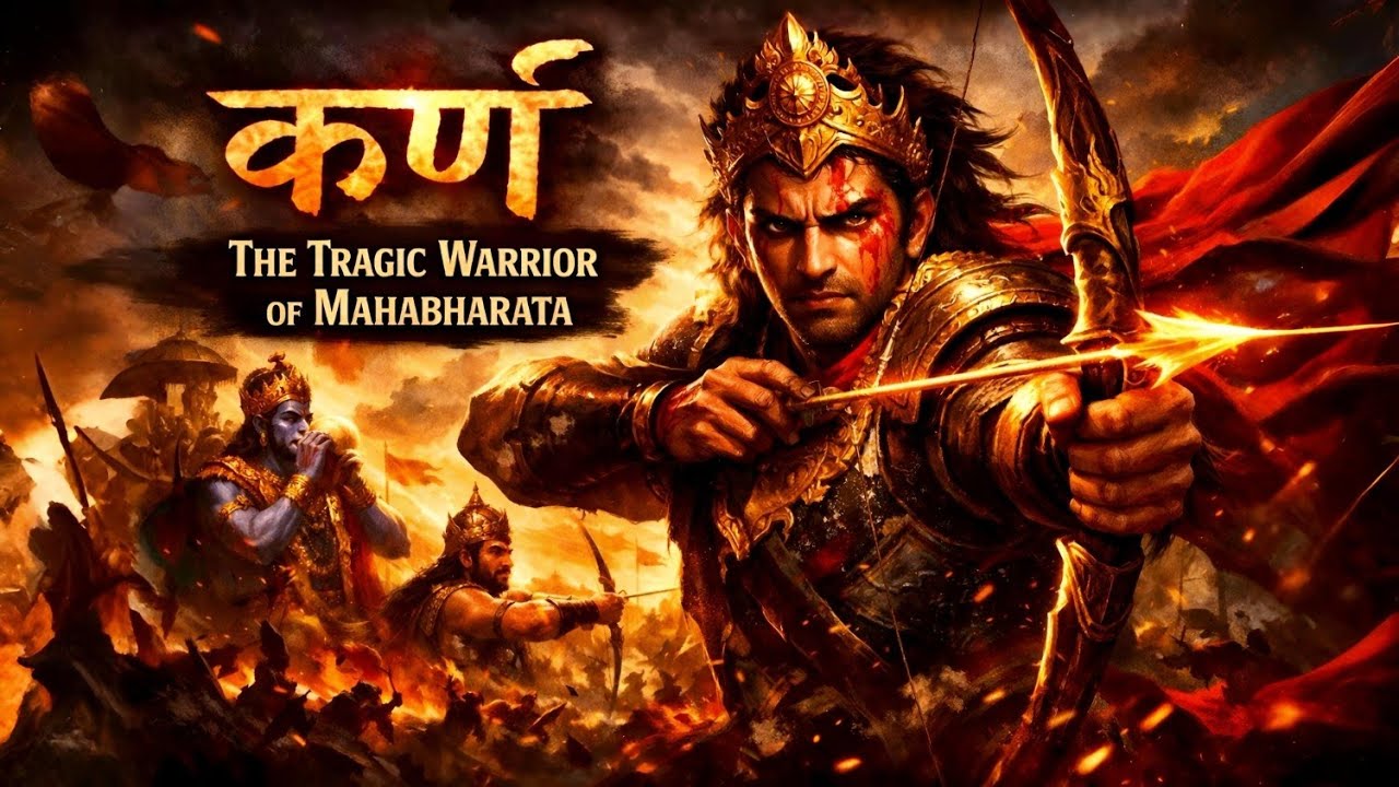 कर्ण –The Tragic Warrior of Mahabharata ⚔️🔥 | Suryaputra Karn Rap Song 🎤 | Mahabharat Motivation 💪