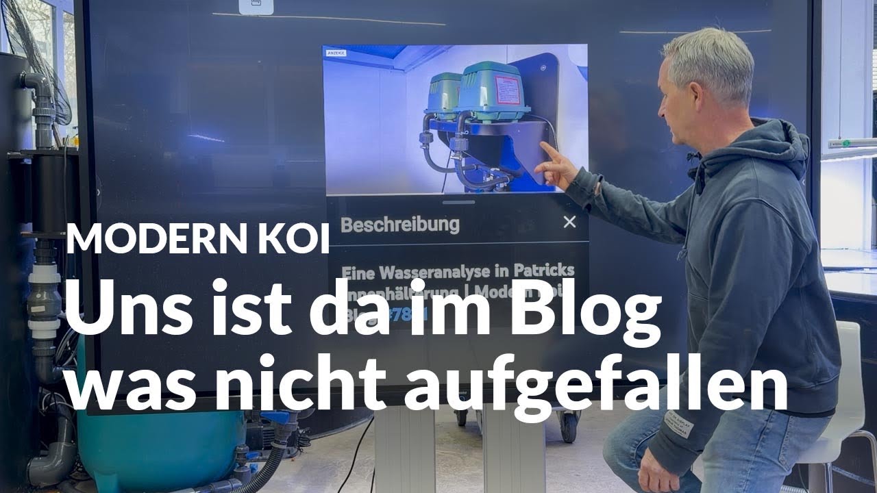 Wenn Luftpumpen auf eine Leitung drücken | Modern Koi Blog #7888