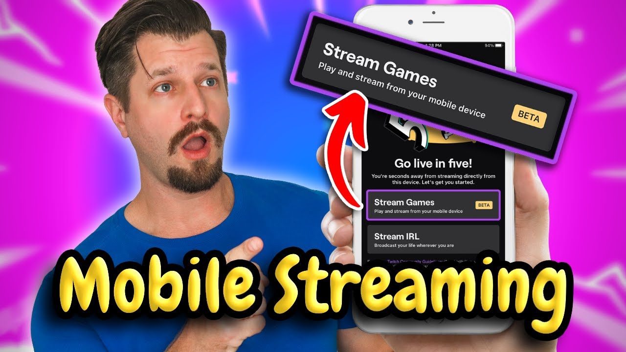 Начните транслировать МОБИЛЬНЫЕ ИГРЫ на Twitch за 5 минут!
