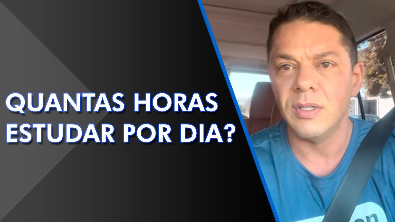 Quantas horas eu devo estudar por dia? - Evandro Guedes
