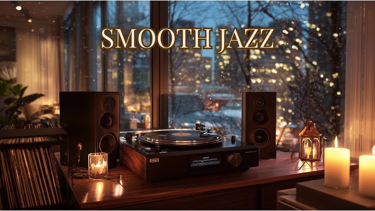 A Cozy Winter Night with Smooth Jazz & Soulful R&B | Relax, Focus, Unwind