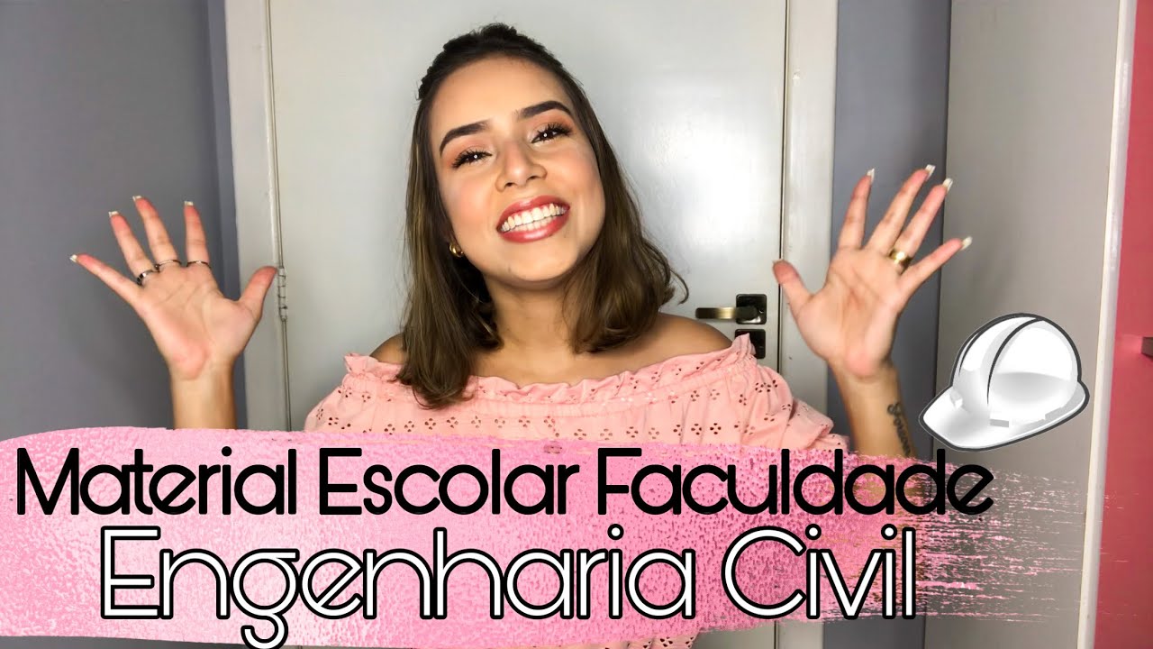 MEU MATERIAL ESCOLAR (VIDA REAL) NA FACULDADE DE ENGENHARIA CIVIL