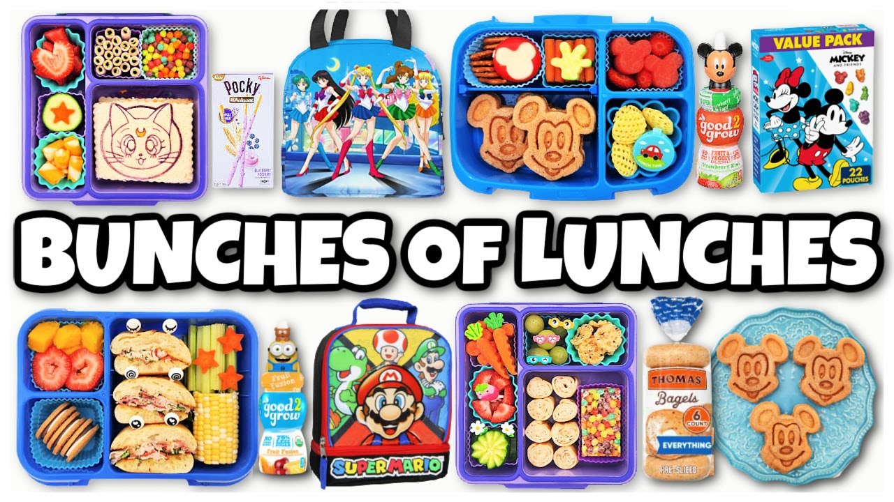 Packing Sailor Moon & Mickey Waffles + EVERYTHING BAGEL Inspired Lunchboxes & MORE!