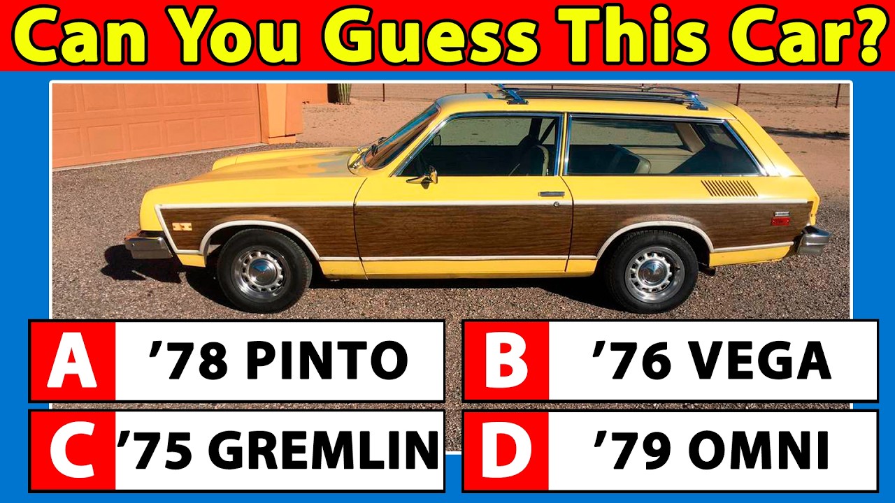 Guess These 1970s Classic Cars! Can You Get All 25 Right?