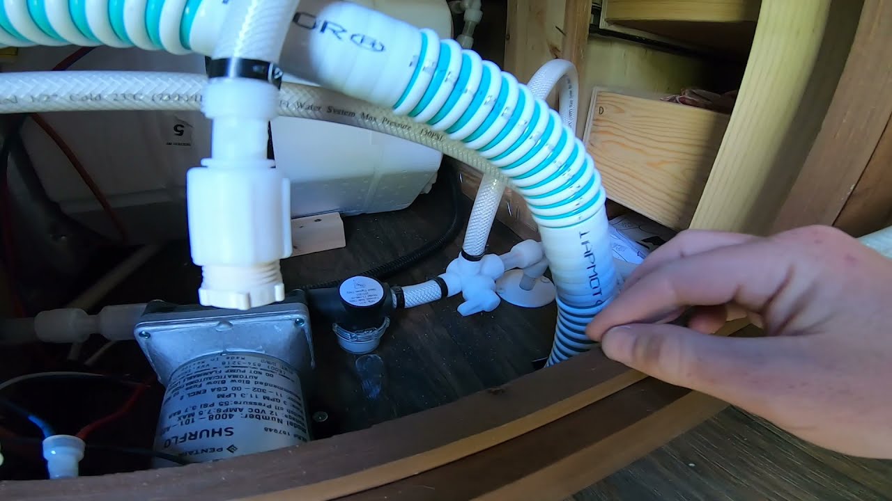 How to blow out water lines and winterize your camper.