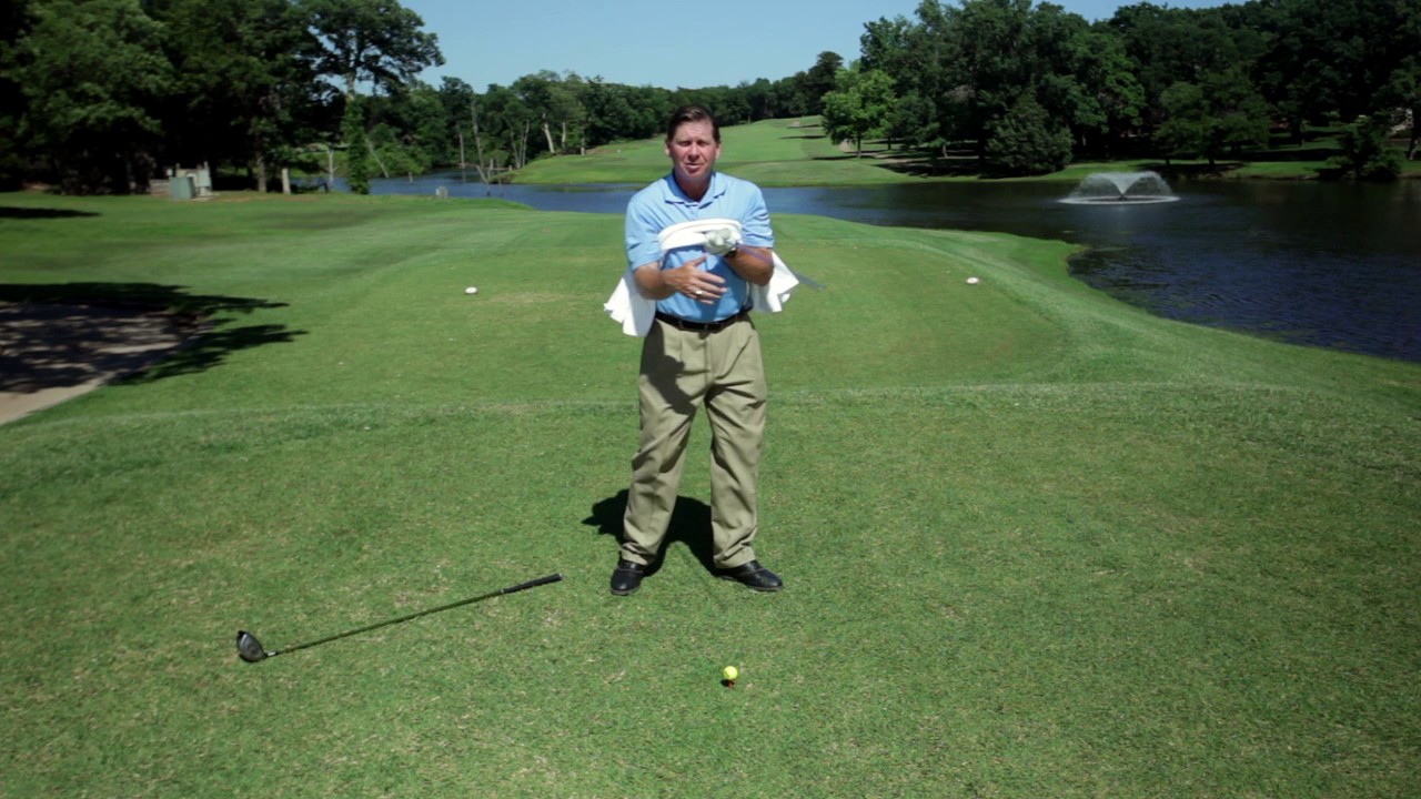 Eric Jones Golf Quarter Trick: Arm Towel