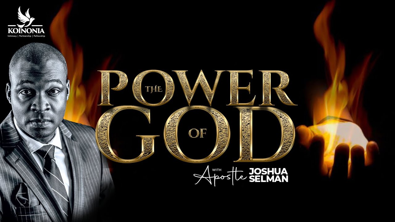 THE POWER OF GOD || FOUNDATIONS OF SAPPHIRES || RCCG TKC || LAGOS-NIGERIA || APOSTLE JOSHUA SELMAN