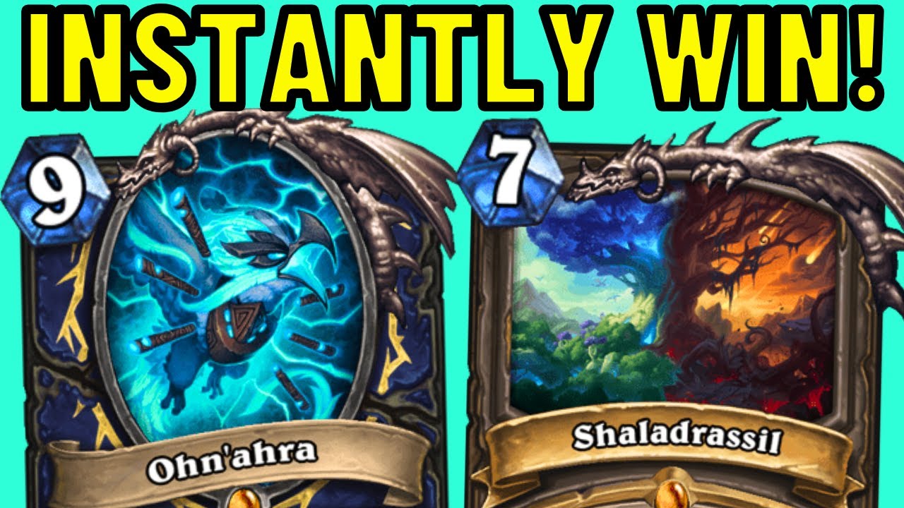 End Your Turn... WIN THE GAME! Ohn'ahra Shaman Combo!