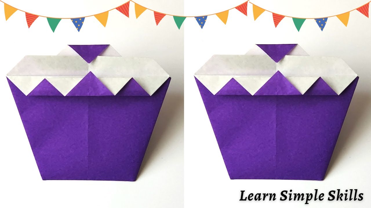 Origami Cake | Easy Paper Cake | Easy Origami