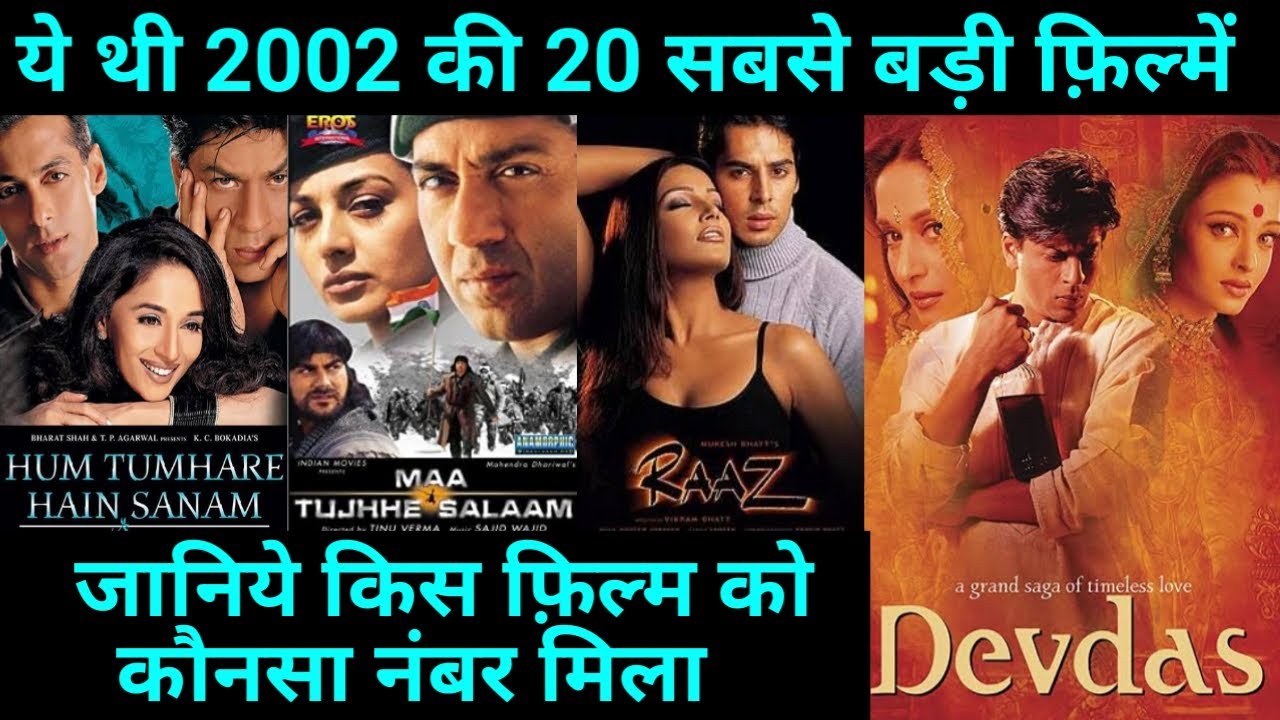 Top 20 Bollywood Movies Of 2002 | With Budget and Box Office Collection | Hit Or flop | 2002 movie