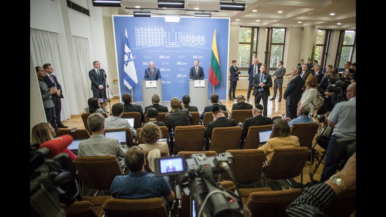 Premjeras S. Skvernelis susitiko su Izraelio premjeru Benjaminu Netanyahu