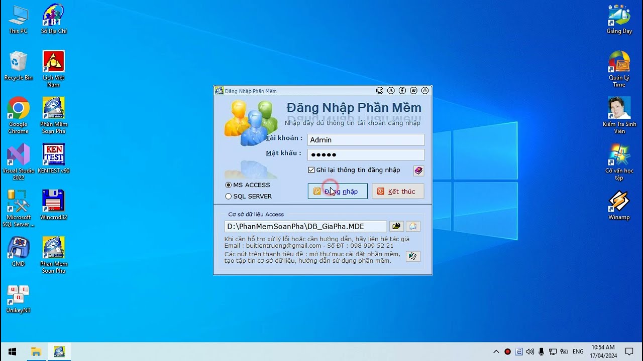 Cài đặt phần mềm trên win 10 - 11