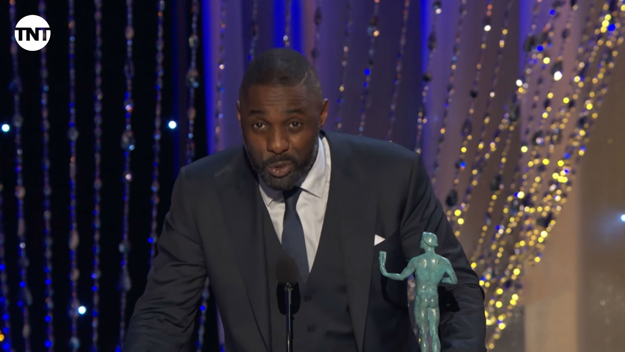 Idris Elba 2 I SAG Awards Acceptance Speech 2016 I TNT