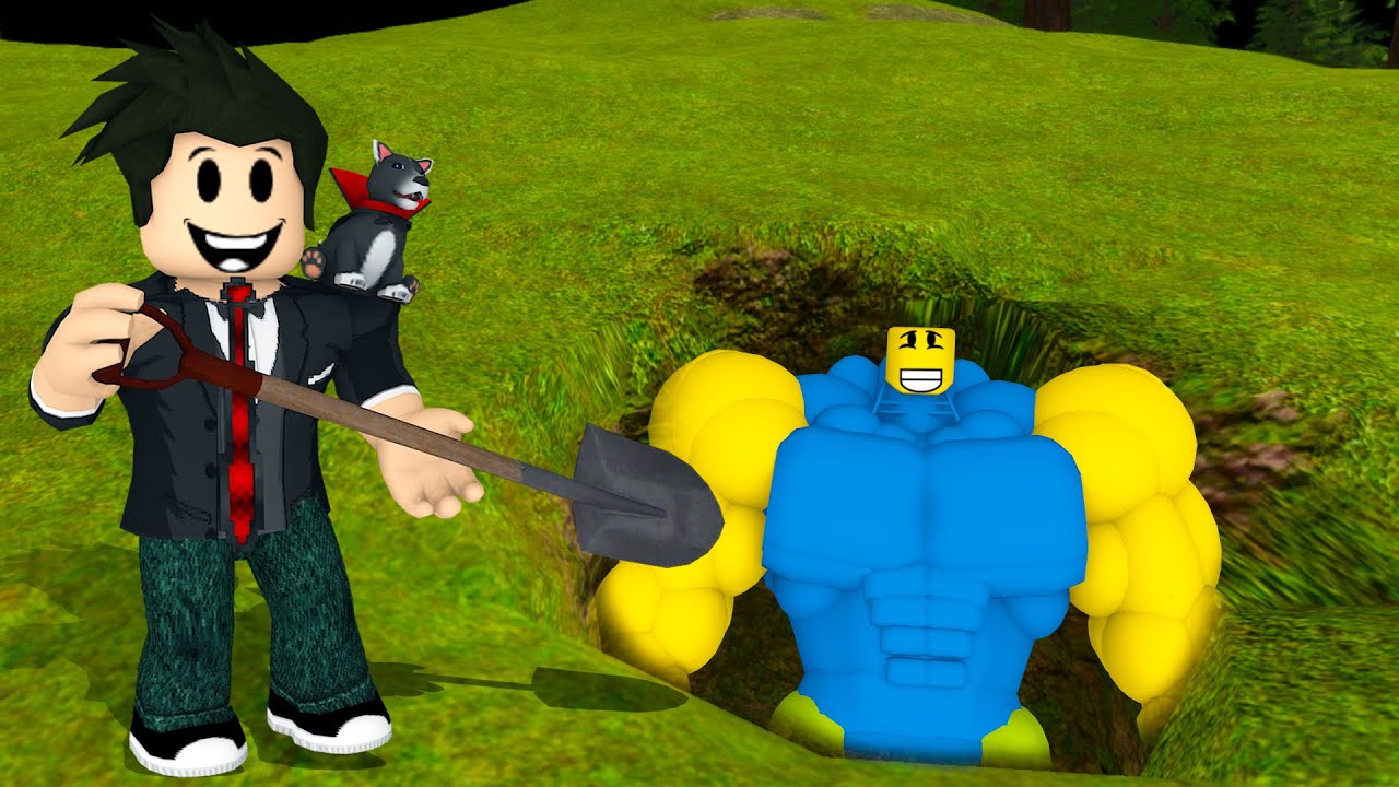 ENTERRAR O NOOB FORTÃO NO BURACO | Roblox - Infinity Terrain 2