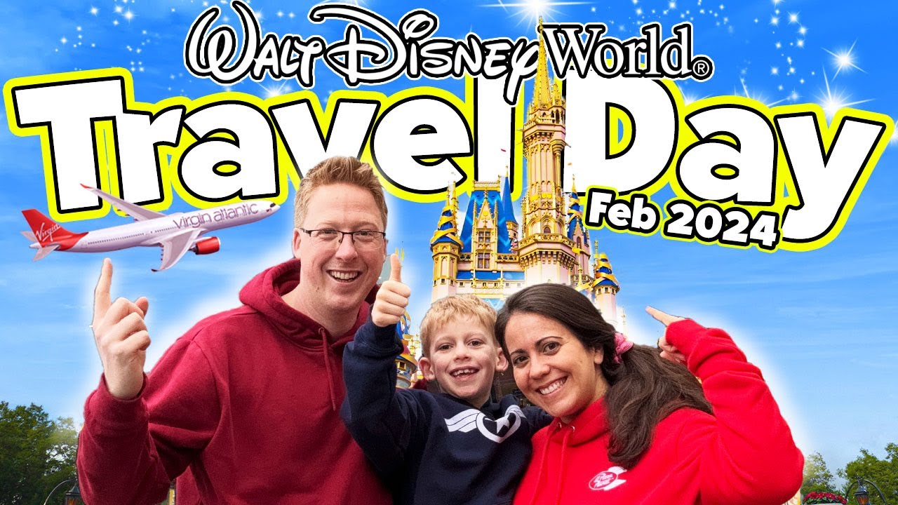 WALT DISNEY WORLD TRAVEL DAY ✈️ ORLANDO FLORIDA 🇺🇸 FEB 2024
